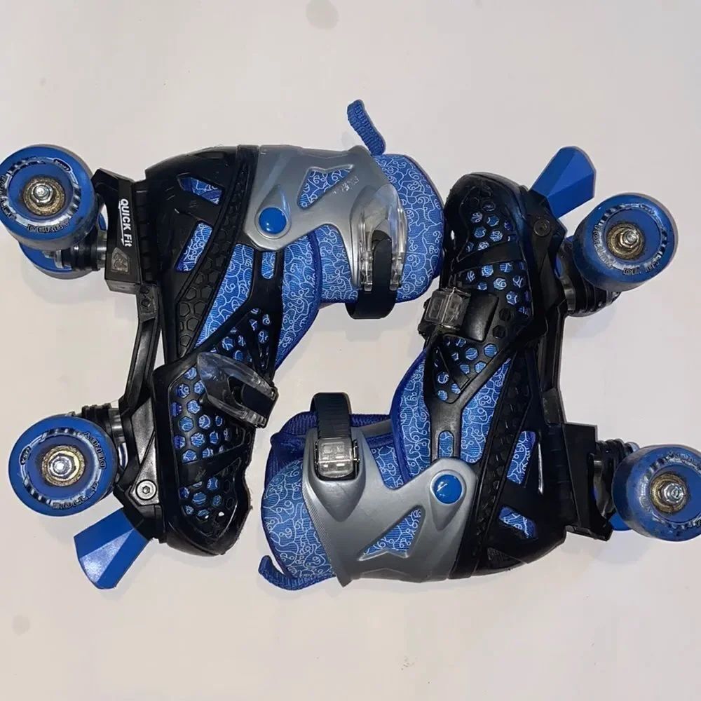 Derby Roller Tractor RIEDELL 4 WHEELS SKEATE SPORTS RD QUICK FIT BOYS SIZE 3-6